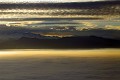 Cordillère des Andes - vue aérienne au dessus d'une mer de nuages - Chili 
 Cordillère des Andes - vue aérienne au dessus d'une mer de nuages - Chili  