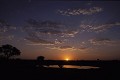 PN d'Etosha - coucher de soleil sur un point d'eau - Namibie 
 PN d'Etosha - 
 Namibie  